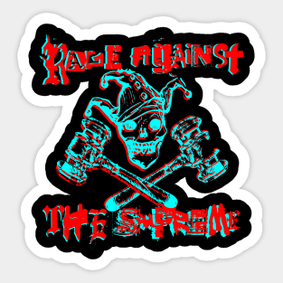 rage against the supreme 01 Sticker